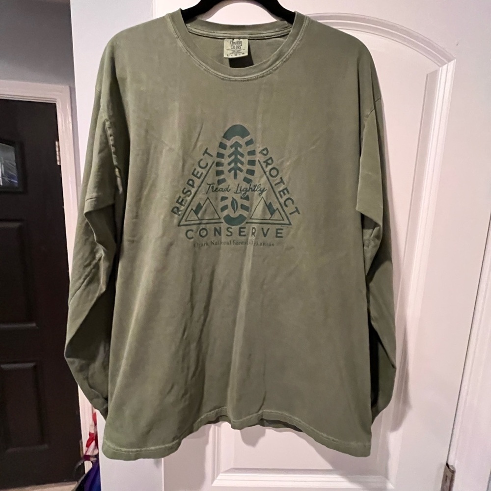 Men's Green Long Sleeve Shirt